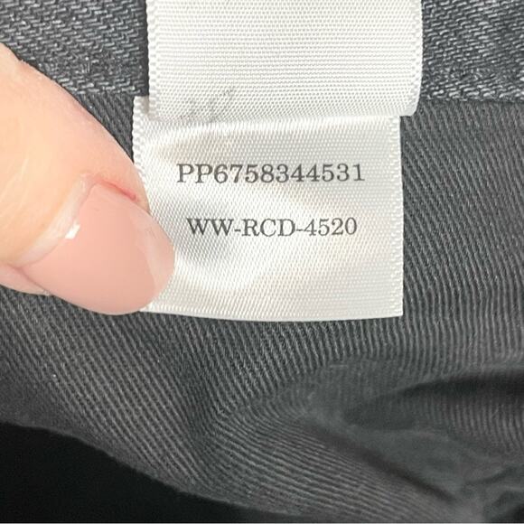 Everlane The Cheeky Jean High Waisted Straight Leg Woman’s size 25 washed black - Picture 7 of 7